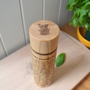 Pepper Mill - with all over personalised engraving
